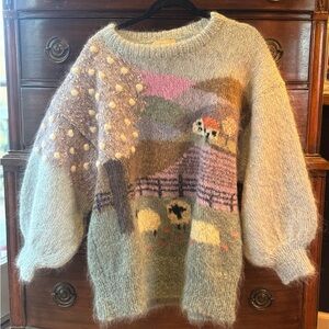 VTG RARE Susie Lee Hand Knit Sweater | M/L